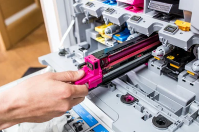 how to install hp toner cartridge