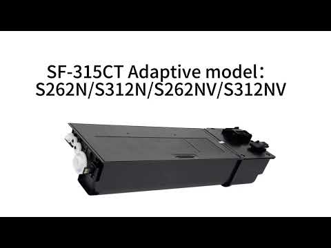 The display video of sharp SF315CT compatible toner cartridge product  introduction